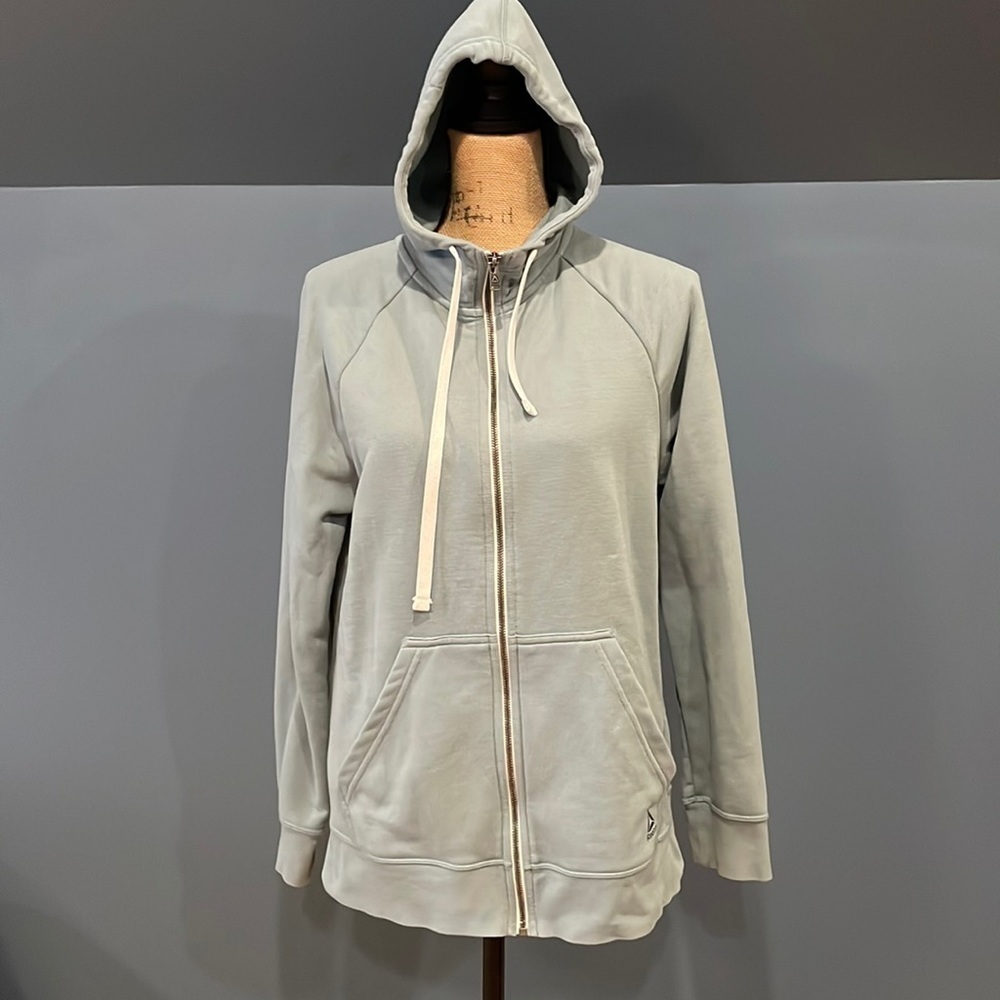 Reebok Zippered Hoodie Ladies Large Campus Fisherman